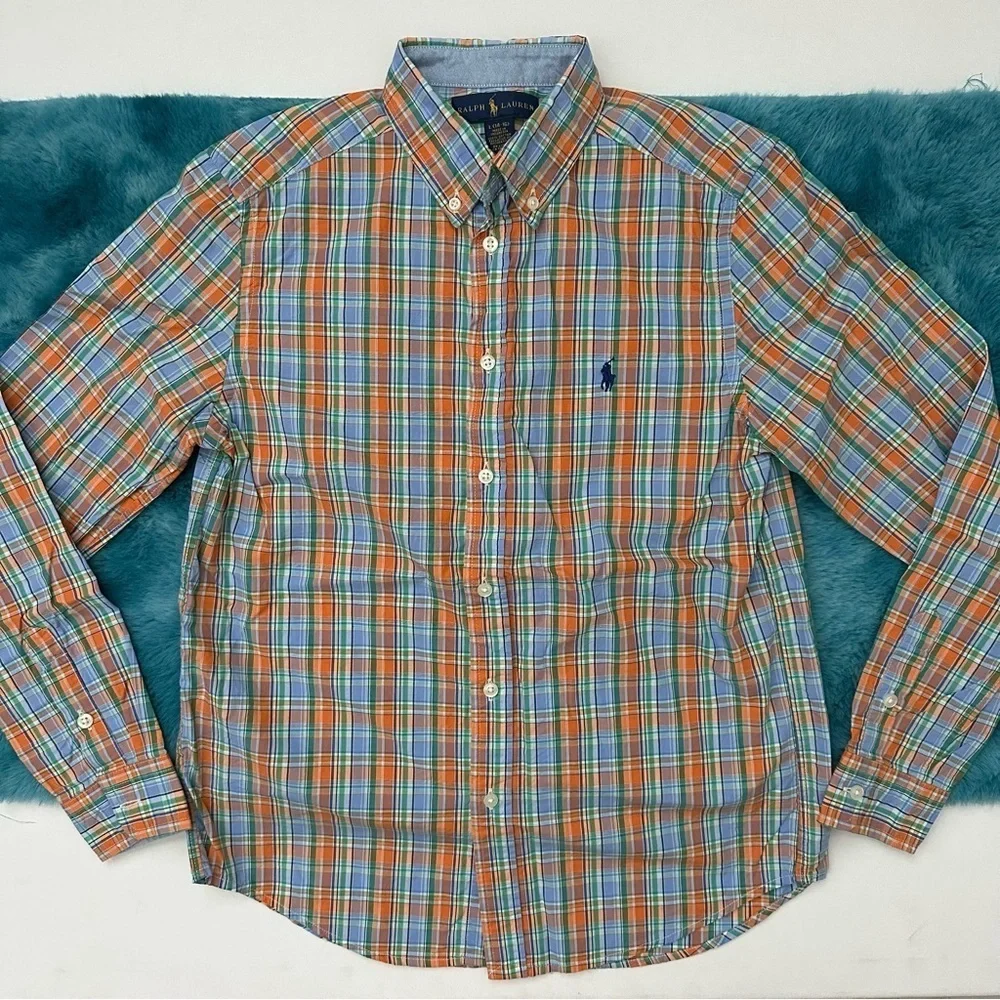 Ralph Lauren Boys Button Down Size L (14-16)